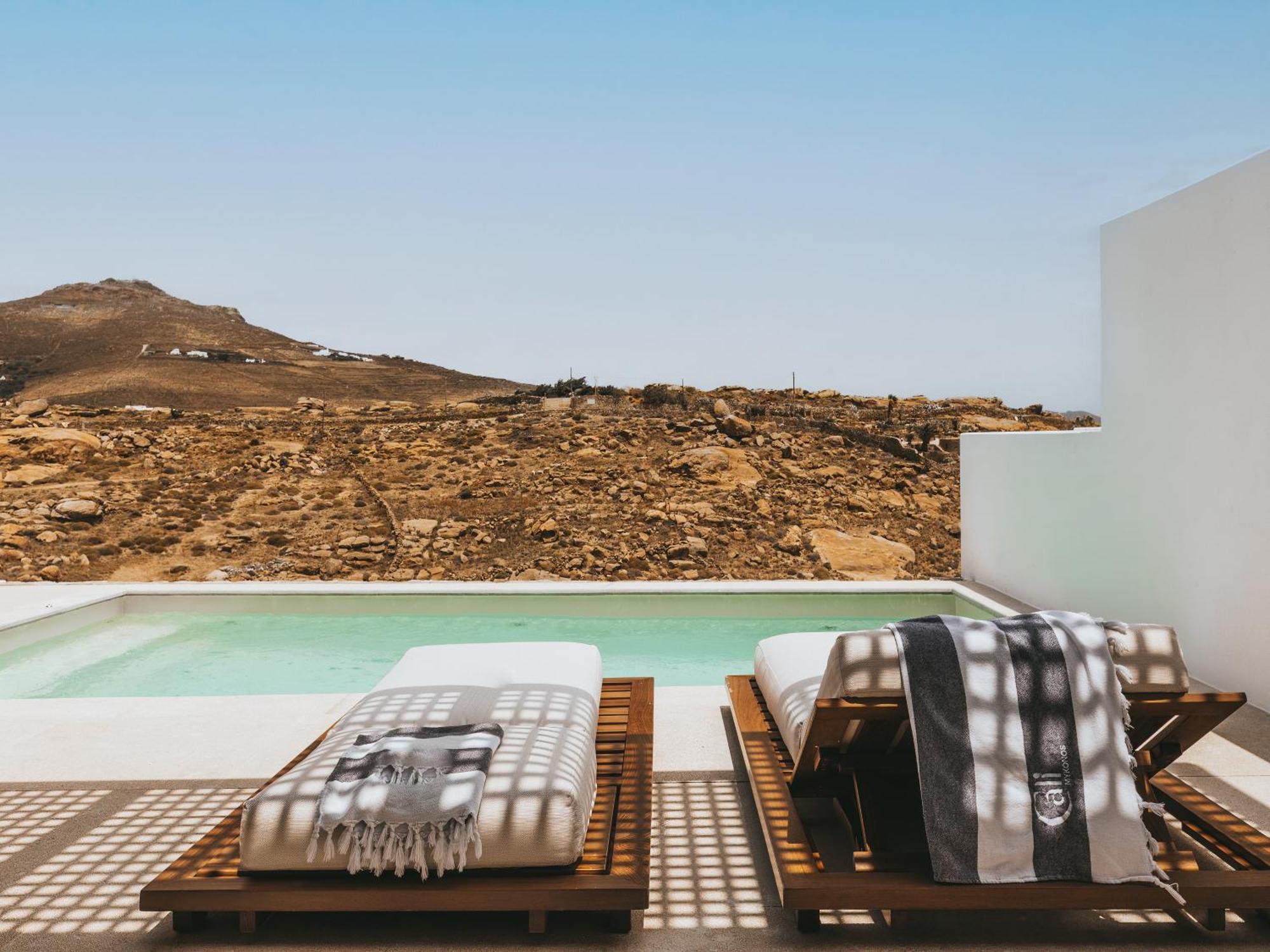 Cali Mykonos Hotell Kalafatis Eksteriør bilde