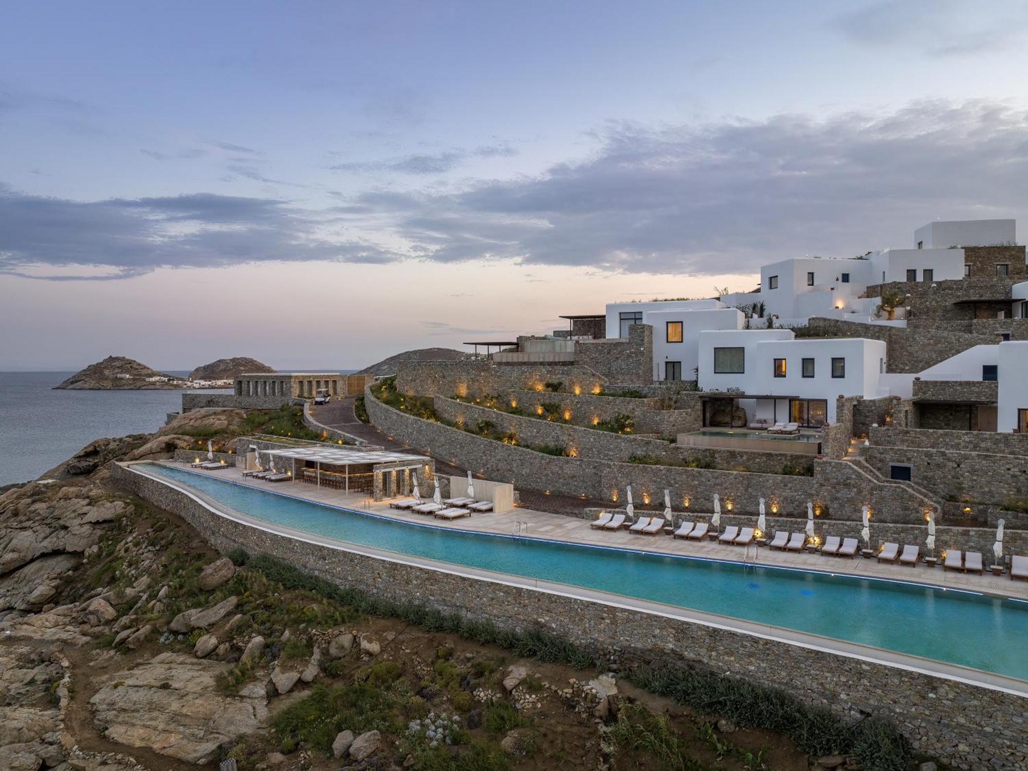 Cali Mykonos Hotell Kalafatis Eksteriør bilde