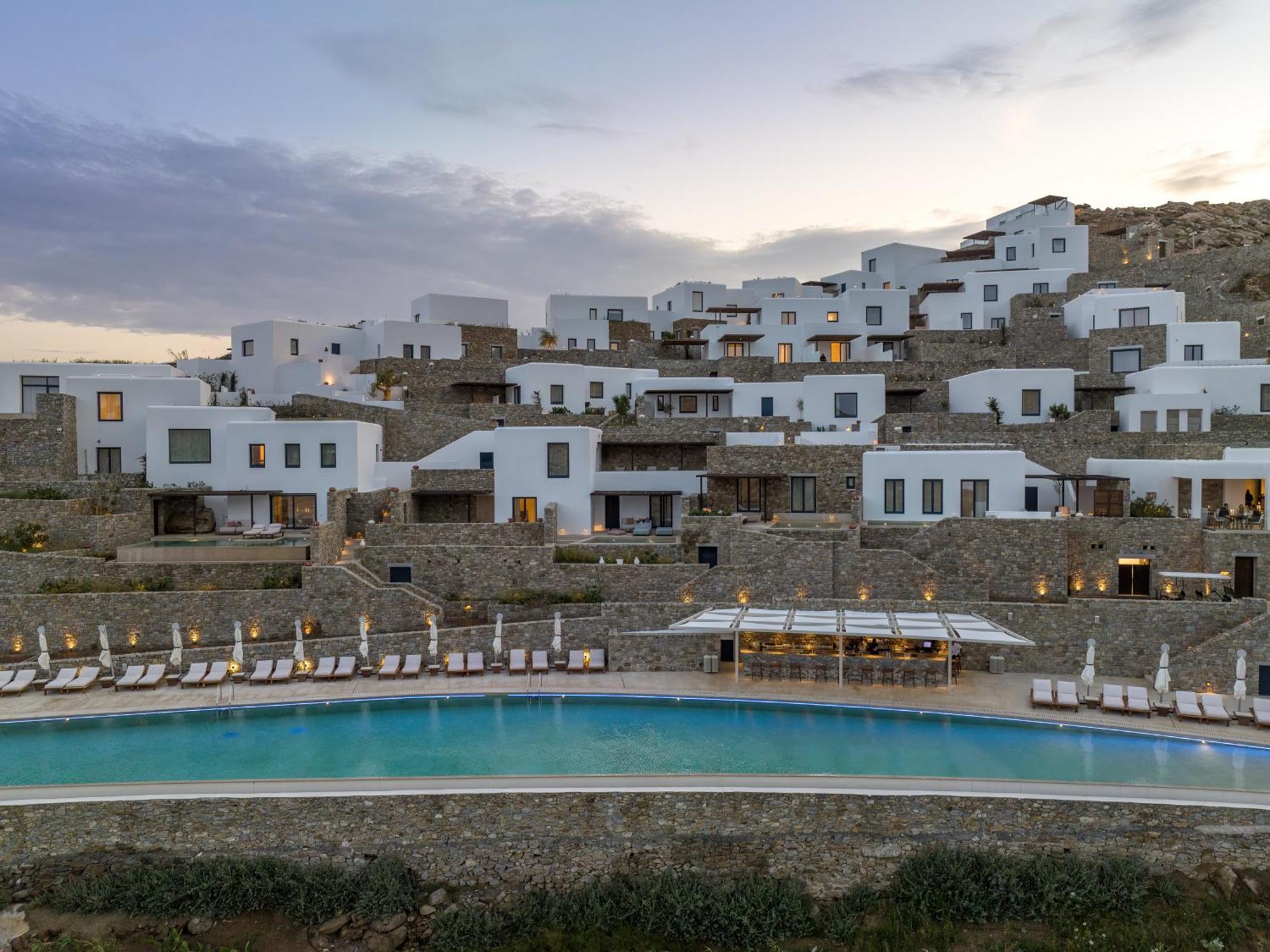 Cali Mykonos Hotell Kalafatis Eksteriør bilde