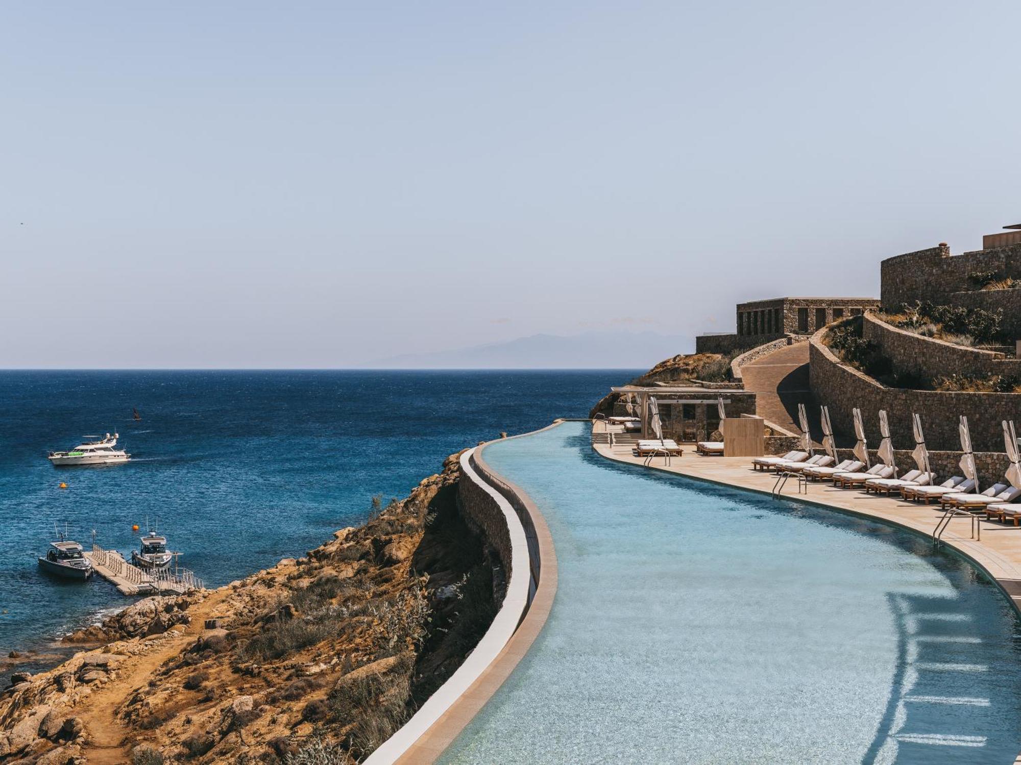 Cali Mykonos Hotell Kalafatis Eksteriør bilde