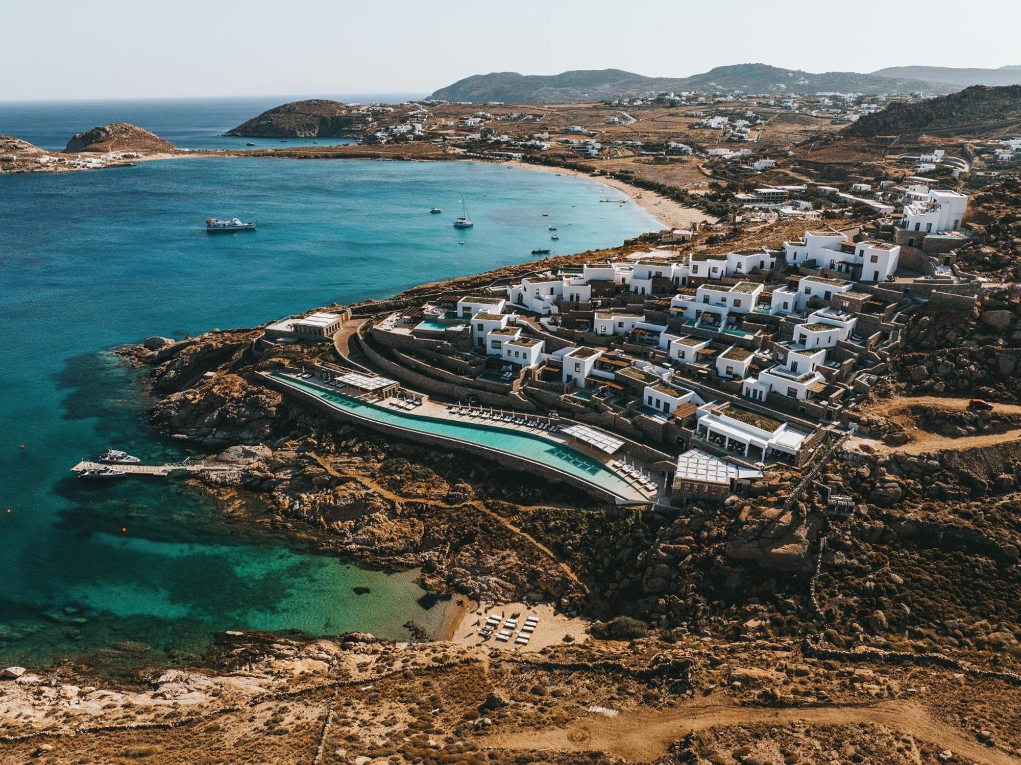 Cali Mykonos Hotell Kalafatis Eksteriør bilde