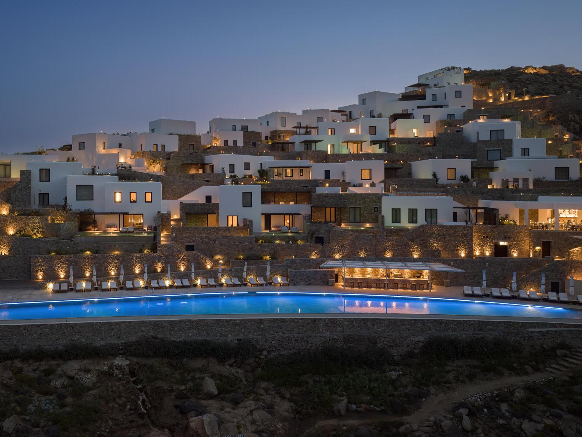 Cali Mykonos Hotell Kalafatis Eksteriør bilde