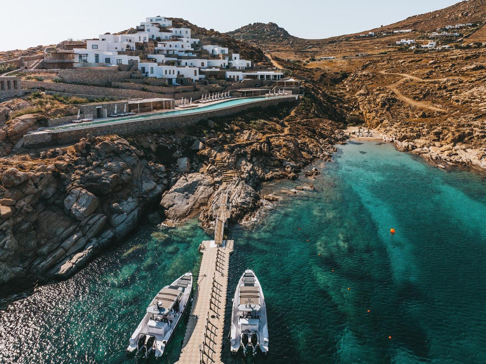 Cali Mykonos Hotell Kalafatis Eksteriør bilde